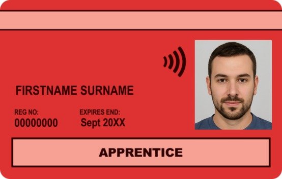 Red Apprentice Card