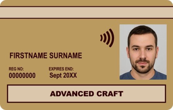 Gold Advanced Craft Card